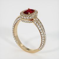 Ruby Ring 0.46 Ct., 14K Yellow Gold Preview