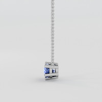 0.91 Ct. Blue Sapphire Necklace, Platinum 950 3