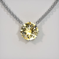 11.85 Ct. Gemstone Necklace, 14K White Gold 1