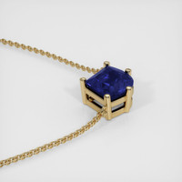 1.70 Ct. Sapphire Necklace, 14K Yellow Gold 3