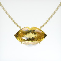 23.29 Ct. Gemstone Necklace, 14K Yellow Gold 1