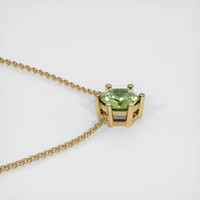 0.76 Ct. Sapphire Necklace, 14K Yellow Gold 3