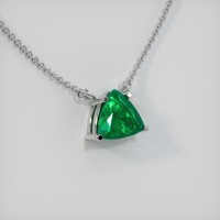 Emerald Necklace 1.53 Ct. 18K White Gold Preview