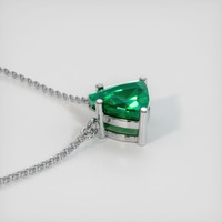 Emerald Necklace 1.53 Ct. 18K White Gold Preview