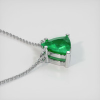 Emerald Necklace 1.54 Ct. 18K White Gold Preview