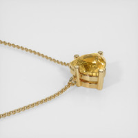 1.84 Ct. Yellow Sapphire Necklace, 14K Yellow Gold 3