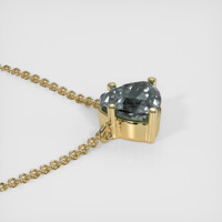 0.93 Ct. Sapphire Necklace, 18K Yellow Gold 3