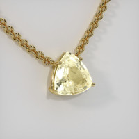 9.23 Ct. Sapphire Necklace, 18K Yellow Gold 2
