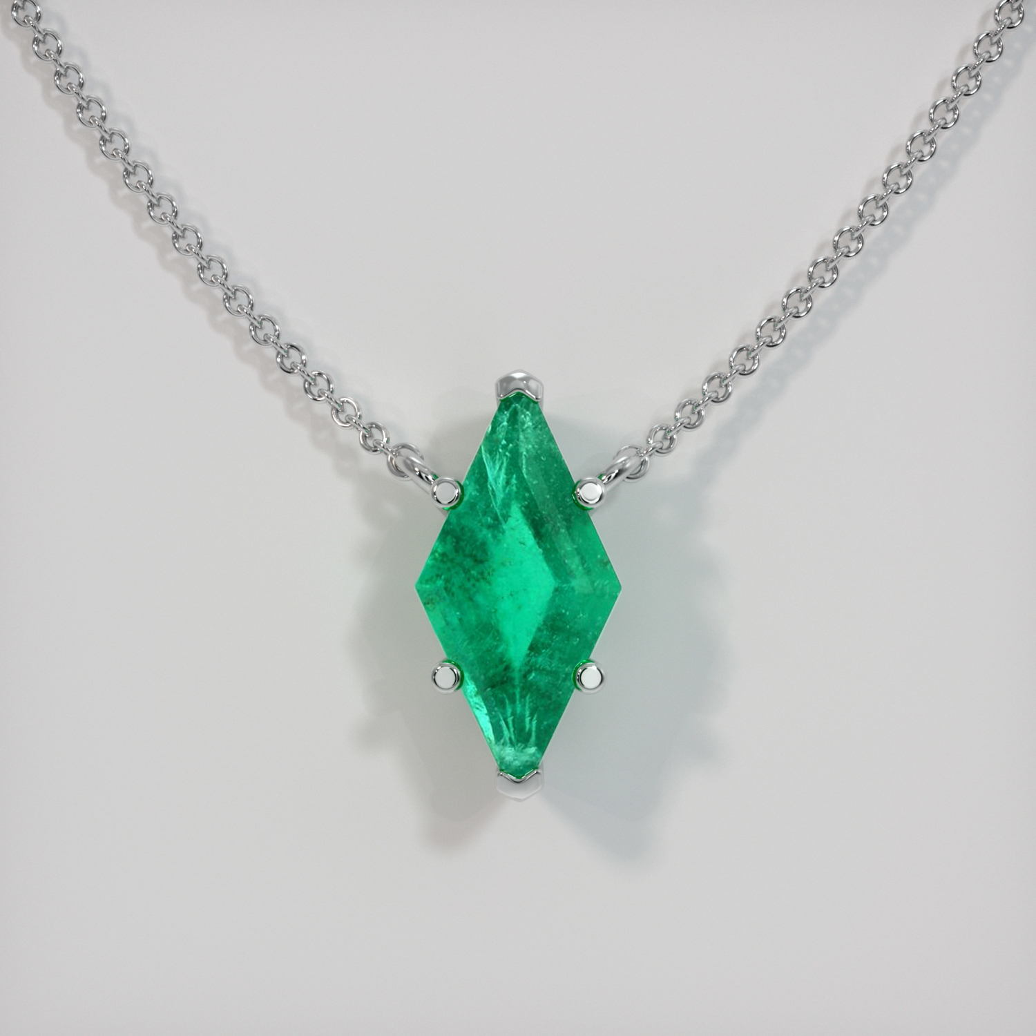 Natural clearance emerald necklace