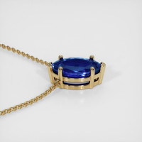 2.13 Ct. Sapphire Necklace, 14K Yellow Gold 3