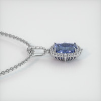 1.76 Ct. Gemstone Pendant, Platinum 950 3