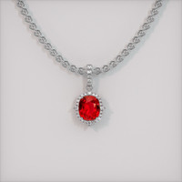 14 k Yellow Gold Ruby Pendant For Her At Best Price