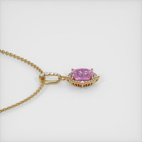 1.41 Ct. Sapphire Pendant, 14K Yellow Gold 3