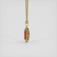4.79 Ct. Ruby Pendant, 14K Yellow Gold 3