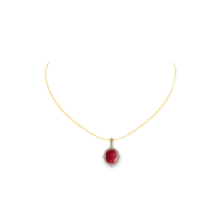 Jewelry image on model