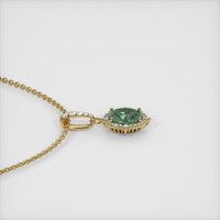 0.81 Ct. Sapphire Pendant, 14K Yellow Gold 3