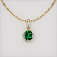 Emerald Pendant 2.05 Ct., 18K Yellow Gold Preview