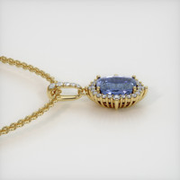 1.76 Ct. Gemstone Pendant, 18K Yellow Gold 3