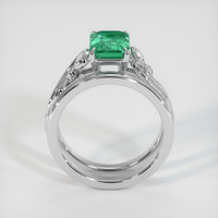 1.45 Ct. Emerald Ring, Platinum 950 3