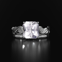 2.92 Ct. Gemstone Ring, Platinum 950 1