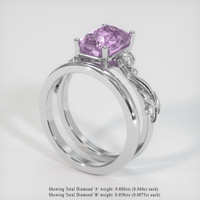 3.57 Ct. Sapphire Ring, Platinum 950 2