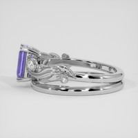 1.47 Ct. Purple Sapphire Ring, Platinum 950 4