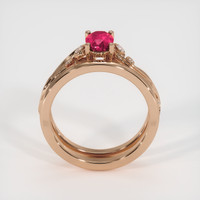 1.08 Ct. Ruby Ring, 14K Rose Gold 3