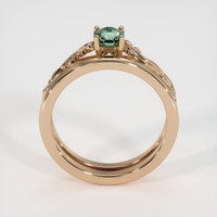 0.79 Ct. Sapphire Ring, 18K Rose Gold 3