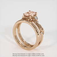 1.39 Ct. Sapphire Ring, 18K Rose Gold 2