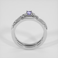0.24 Ct. Purple Sapphire Ring, Silver 3