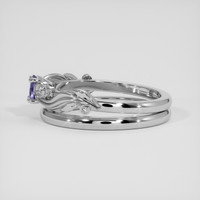 0.24 Ct. Purple Sapphire Ring, Silver 4