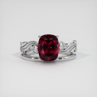 2.53 Ct. Gemstone Ring, 14K White Gold 1