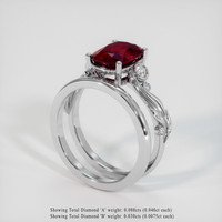 2.53 Ct. Gemstone Ring, 14K White Gold 2