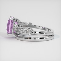 3.57 Ct. Sapphire Ring, 14K White Gold 4