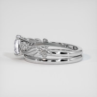 2.02 Ct. White Sapphire Ring, 14K White Gold 4