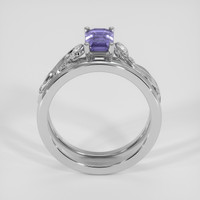 1.47 Ct. Purple Sapphire Ring, 18K White Gold 3