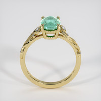 1.36 Ct. Emerald Ring, 18K Yellow Gold 3