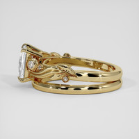 1.65 Ct. White Sapphire Ring, 18K Yellow Gold 4