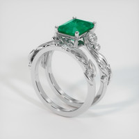 2.52 Ct. Emerald Ring, Platinum 950 2
