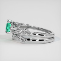 1.24 Ct. Emerald Ring, Platinum 950 4