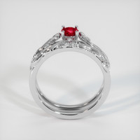 0.31 Ct. Ruby Ring, Platinum 950 3