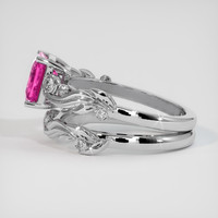 2.01 Ct. Pink Sapphire Ring, Platinum 950 4