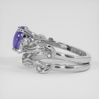 2.41 Ct. Purple Sapphire Ring, Platinum 950 4