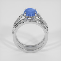 3.07 Ct. Blue Sapphire Ring, Platinum 950 3