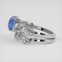 3.07 Ct. Blue Sapphire Ring, Platinum 950 4