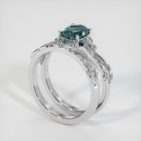 1.19 Ct. Sapphire Ring, Platinum 950 2