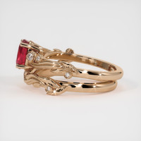 1.21 Ct. Ruby Ring, 14K Rose Gold 4