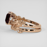 3.15 Ct. Color Change Sapphire Ring, 14K Rose Gold 4