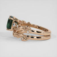 3.68 Ct. Green Sapphire Ring, 14K Rose Gold 4