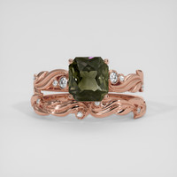 2.97 Ct. Color Change Sapphire Ring, 14K Rose Gold 1